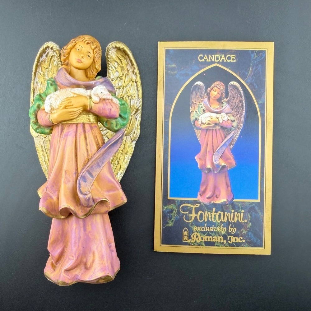 Fontanini Candace Angel Figurine 1998 Club Membership 312 Italy Christmas